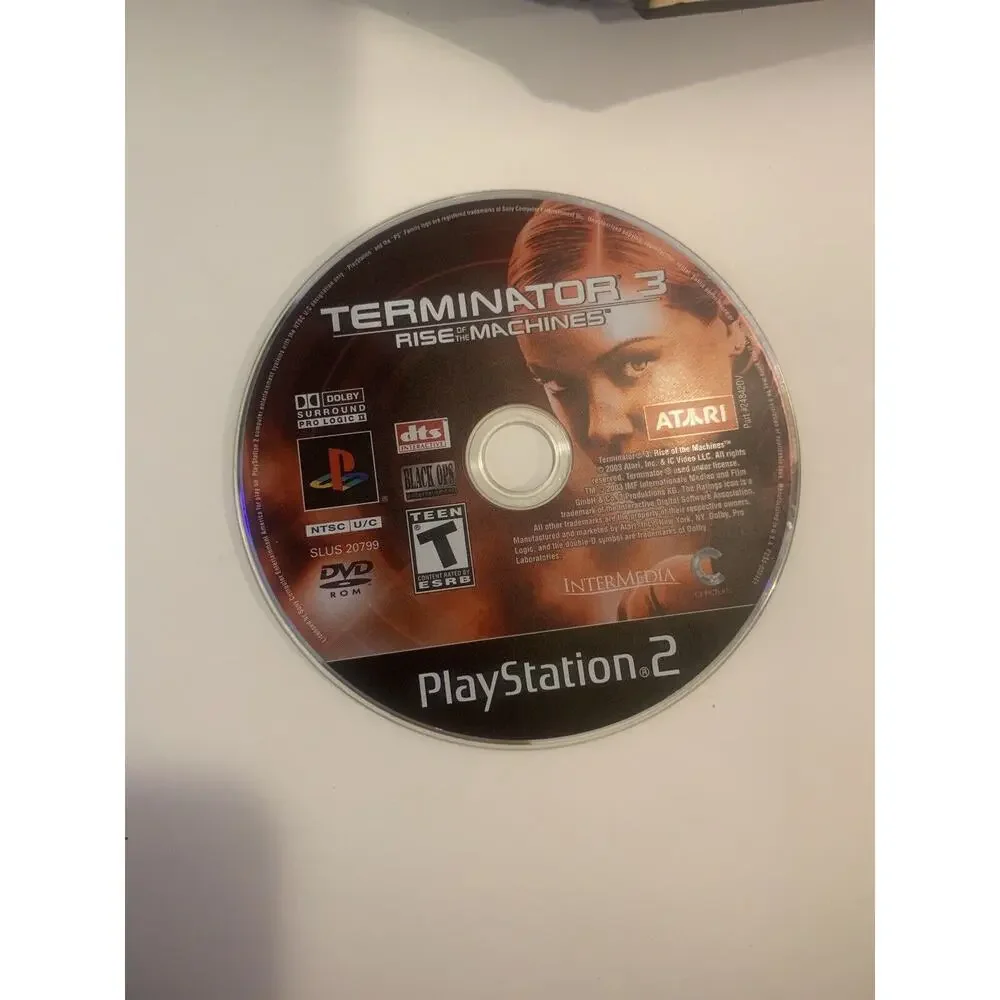 Terminator 3 Rise of the Machines (Sony PlayStation 2, 2003) PS2